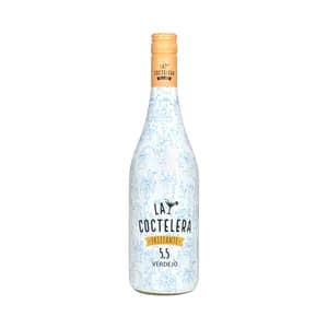 LA COCTELERA Vino blanco frizzante verdejo botella 75 cl.