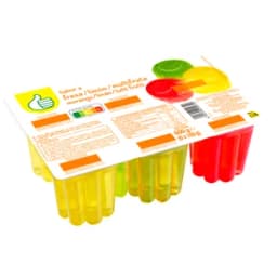 PRODUCTO ECONÓMICO ALCAMPO Gelatina de sabores surtidos 6x100 g.