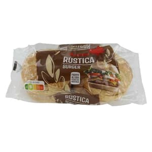 PRODUCTO ALCAMPO Pan rústico para hamburguesa 4 x 75 g.