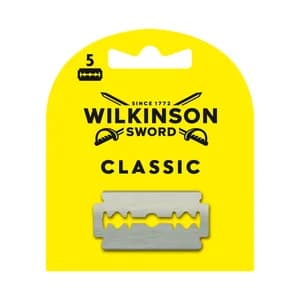 WILKINSON Classic Recambio de hojas de afeitar de doble para hombre filo 5 uds.