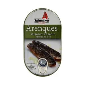 SPINNAKER Arenques ahumados, ahumados del Norte SPINNAKER 200 g.