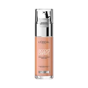 L´ORÉAL PARIS Accord parfait Tono 2R Vanille rosé Base maquillaje con textura fundente y sin efecto máscara.