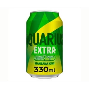 AQUARIUS Bebida isotónica con sabor manzana-kiwi 33 cl.
