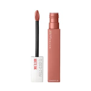 MAYBELLINE Super stay matte ink nudes tono nude 065 Seductress Pintalabios líquido con acabado mate y de larga duración.