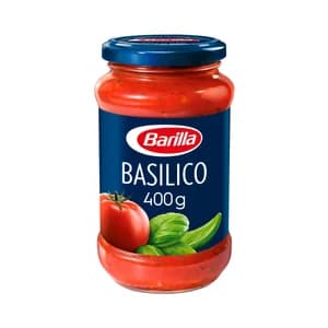 BARILLA Salsa Basílico con base de tomate 400 g.