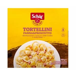 SCHÄR Tortellini panna y prosciutto sin gluten 300 g.