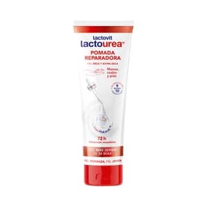 LACTOVIT Lactourea Crema reparadora de manos, codos y pies, para pieles secas y extra secas 75 ml.