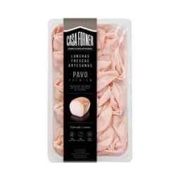 CASA FORNER Pechuga de pavo al horno, cortada en lonchas y colocadas a mano CASA FORNER Premium