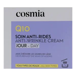 COSMIA Q10 Recarga de crema facial de día antiarrugas, para todo tipo de pieles 50 ml.