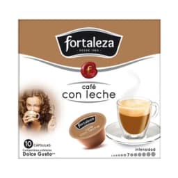 FORTALEZA Café en cápsulas con leche I7, 10 uds.