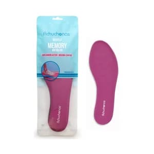 Plantillas Memory antiolor ACHUCHONAS, carbón activo y máximo confort, talla 35/36.