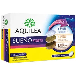 AQUILEA Complemento alimenticio para la mejora del descanso nocturno AQUILEA Sueño forte 30 uds.
