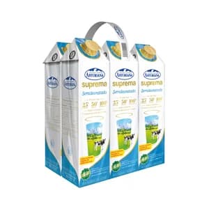 CENTRAL LECHERA ASTURIANA Leche semidesnatada de vaca, ultrafiltrada y sin lactosa Suprema 6 x 1 l.