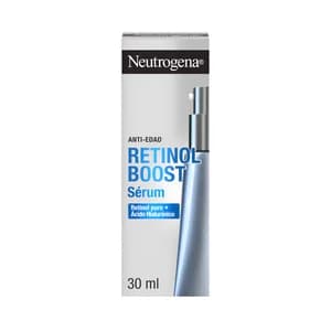 NEUTROGENA Retinol boost Sérum facial antiarrugas con retinol puro y ácido Hialurónico 30 ml.