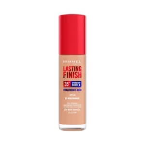 RIMMEL Lasting finish tono 150 Rose vanilla Base de maquillaje hidratante de larga duración (hasta 35 h).