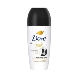 DOVE Advanced care invisible dry Desodorante roll on para mujer que no deja manchas en nuestra ropa 50 ml.