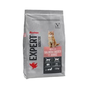 PRODUCTO ALCAMPO Alimento de gato salmón y arroz 1,5 kg.