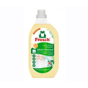 FROSCH Detergente líquido concentrado ecológico, jabón natural eficaz y suave 30 DS