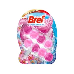 BREF Pastillas Frescor de primavera Todo en 1 BREF GEL BRILLANTE 2 uds. x 42 g.