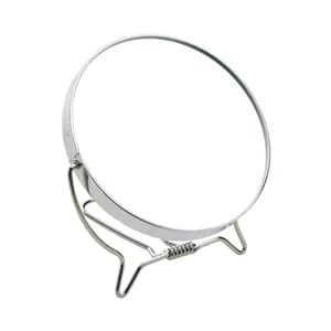 BETER Espejo de 12 cm, con soporte abatible y marco metálico BETER.