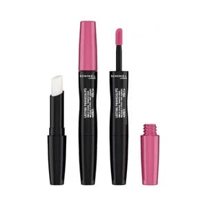 RIMMEL Lasting provocalips , tono 410 Pinky promise Barra de labios líquida de larga duración y alta pigmentación.