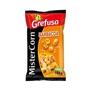 GREFUSA Mistercorn Cocktail de frutos secos sabor barbacoa en bolsa 195 g