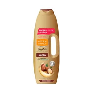 NATURAL HONEY Sensations Gel para ducha o baño con aceite de argán 1350 ml.