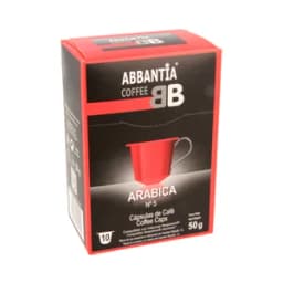ABBANTIA Café en cápsulas intenso Arábica nº5, 10 uds.