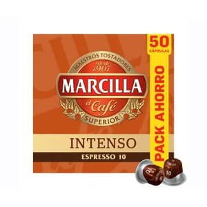 MARCILLA Café cápsulas intenso I10 50 uds. 260 gr.
