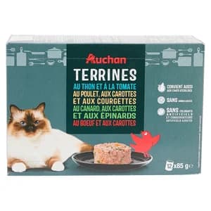 PRODUCTO ALCAMPO Comida para gatos latita de paté PRODUCTO ALCAMPO 12 uds. 85 gr.