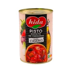 HIDA Pisto de verduras estilo casero frasco de 400 g.