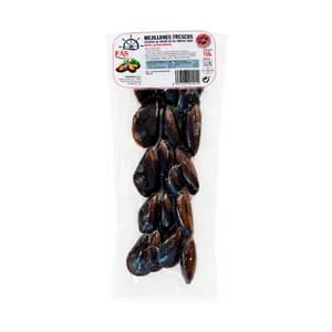 FAS Mejillón cocico al vapor con concha 150 g.