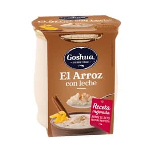 GOSHUA Arroz con leche con un toque de canela y limón, elaborado sin gluten GOSHUA 140 g.
