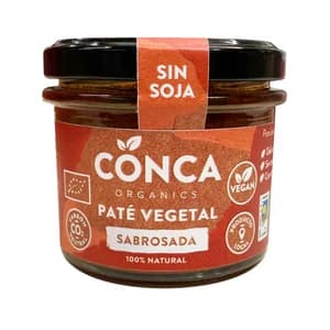 CONCA ORGANICS Paté vegetal sobrasada con maca, son soja, ecológico 110 g.