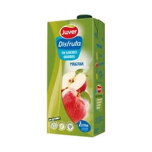 JUVER Néctar de manzana, sin azúcares añadidos 2 l.