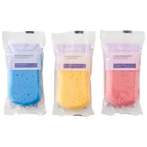 COSMIA Esponja de baño suave para todo tipo de pieles.