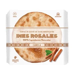 INÉS ROSALES Tortas de aceite de oliva virgen extra de canela 5 uds 150 g.