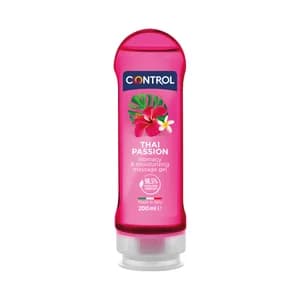 CONTROL Gel de masaje corporal hidratante CONTROL Thai passion 200 ml.