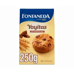 FONTANEDA Yayitas Galletas con pepitas de chocolate 250 g.