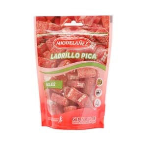 MIGUELAÑEZ Regaliz ladrillo pica 165 g.