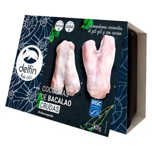 DELFÍN Cocochas de bacalao crudas y ultracongeladas DELFÍN 400 g.