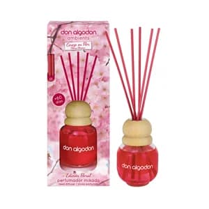 DON ALGODÓN Ambients Ambientador de varillas (Mikado), con aroma a Cereza en flor.
