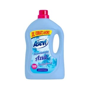 ASEVI Azul Suavizante concentrado, acabado frescor intenso, 125 lavados 3 L.