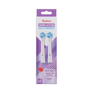 PRODUCTO ALCAMPO Cross action Cabezales de recambio para cepillo de dientes eléctrico 2 uds.
