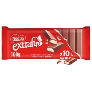 NESTLÉ Extrafino Chocolate con leche y crema de leche 100 g.