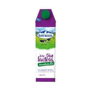 CENTRAL LECHERA ASTURIANA Leche desnatada 0% materia grasa, sin lactosa 1 l.
