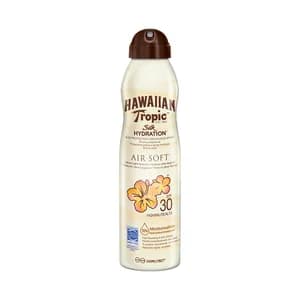 HAWAIIAN TROPIC Bruma seca de aceite solar en spray, con factor de protección 30 (alto) HAWAIIAN TROPIC Silk hydration 177 ml.