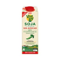 VIVESOY de Pascual Bebida vegetal ligera de soja, sin azúcar 1 l.