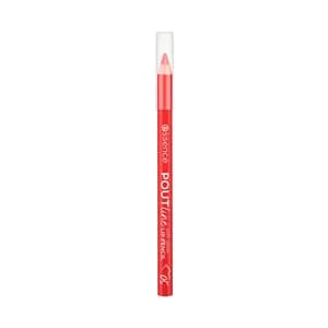 ESSENCE Poutline soft glide tono 05 Pout out loud rojo Lápiz de labios con cobertura completa.