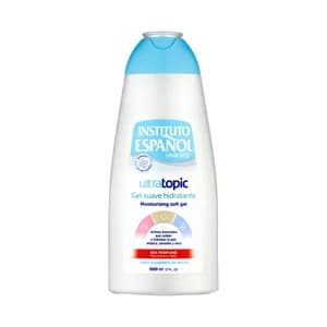 INSTITUTO ESPAÑOL Ultratopic Gel suave e hidratante para ducha o baño sin perfume 500 ml.